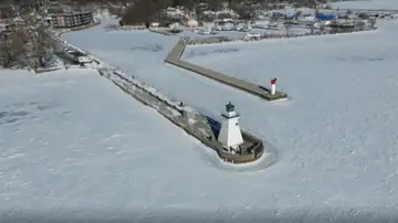 Lago Erie, en Canadá Lago Erie, en Canadá