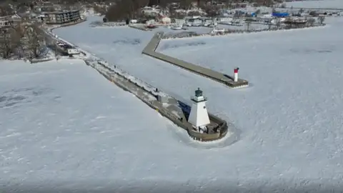 Lago Erie, en Canadá Lago Erie, en Canadá