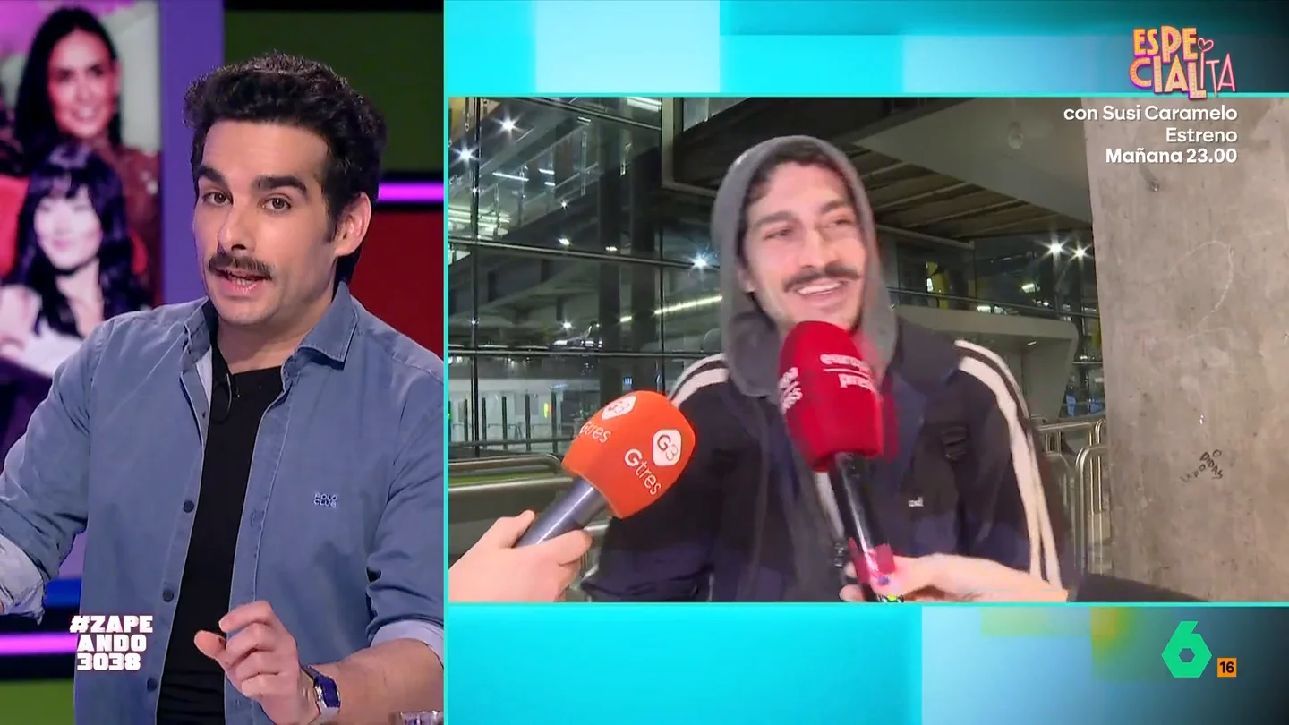 Juan Sanguino, sobre el nombre del hijo de Chino Darín y Úrsula Corbero: "Las rimas con Dante molan bastante" El actor argentino ha contado que tanto el bebé como su pareja están bien. Además, ha explicado que casi se perdió el parto debido a que está rodando una película fuera de España.