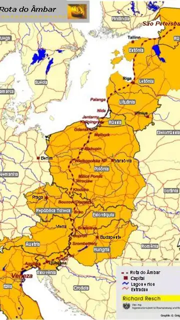 Ruta del Ámbar del Báltico Ruta del Ámbar del Báltico