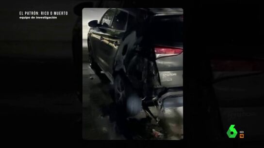 El coche de un polic&iacute;a, calcinado tras parar al padre de 'El Patr&oacute;n' en un control en el territorio de 'Los Pi&ntilde;os'