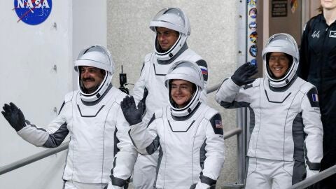 Tripulaci&oacute;n de la misi&oacute;n espacial Crew-12