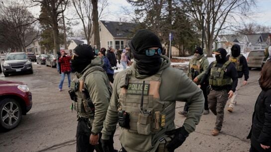 Los agentes de Trump, en Minneapolis