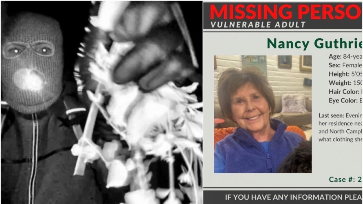 Nuevas pistas dan un giro a la investigación sobre la desaparición de Nancy Guthrie: un nuevo vídeo puede ser clave