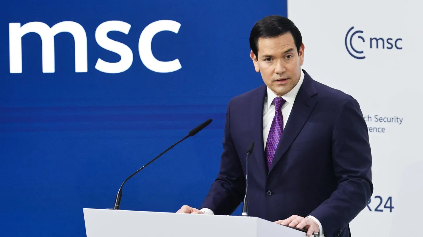 Marco Rubio, en Múnich Marco Rubio, en Múnich