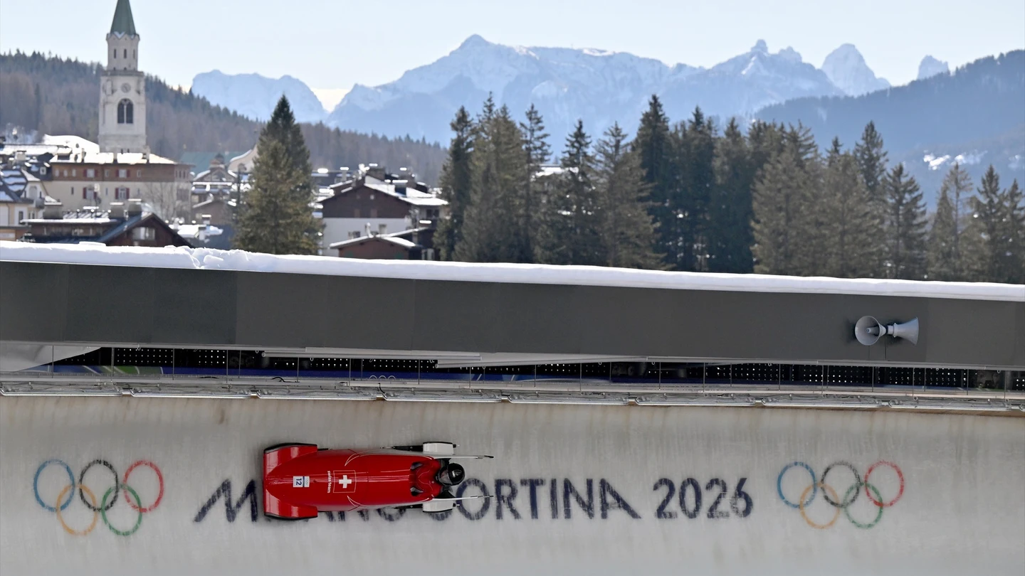Una de las competiciones en los Juegos Olímpicos de Invierno de Milán Cortina. Una de las competiciones en los Juegos Olímpicos de Invierno de Milán Cortina.