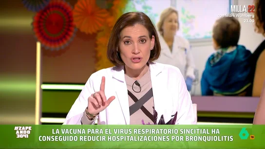 Boticaria García analiza los avances del anticuerpo monoclonal para el virus de la bronquiolitis Boticaria García habla en este vídeo sobre el anticuerpo monoclonal, una especie de vacuna contra el virus respiratorio sincitial que provoca las bronquiolitis en bebés, que en algunas zonas está reduciendo un 80% el número de hospitalizaciones.