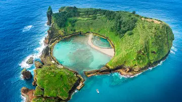 Vila Franca do Campo, en las Islas Azores Vila Franca do Campo, en las Islas Azores