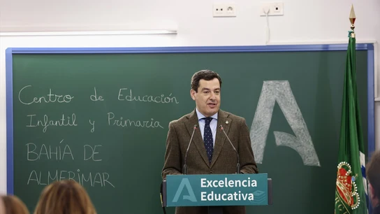 El presidente de la Junta de Andalucía, Juanma Moreno El presidente de la Junta de Andalucía, Juanma Moreno