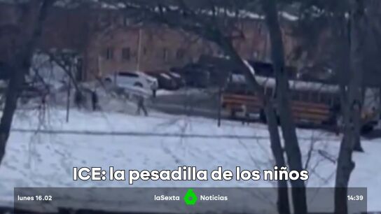 ni&ntilde;os atemorizados ICE