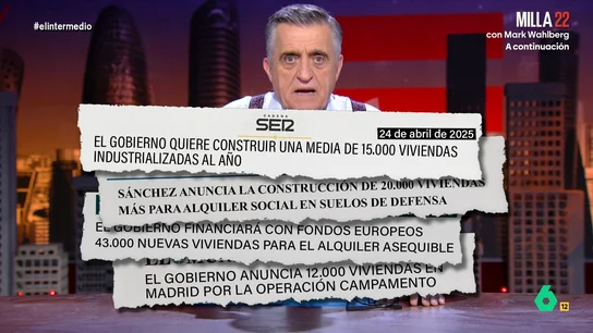Wyoming, de las veces que Sánchez prometió más vivienda: "Le votarán esas personas imaginarias que viven en esos pisos ficticios" Wyoming, de las veces que Sánchez prometió más vivienda: "Le votarán esas personas imaginarias que viven en esos pisos ficticios"