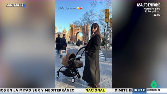 &Uacute;rsula Corber&oacute; publica su primera foto con su hijo, Dante: "Hola, soy mami"