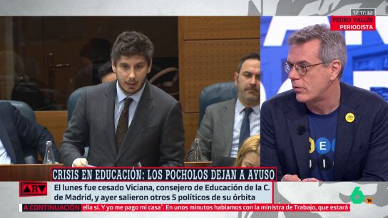 Pedro Vall&iacute;n ve "un problema m&aacute;s profundo de lo que parece" en la crisis en Educaci&oacute;n: "Hasta d&oacute;nde llega la madriguera de conejo"