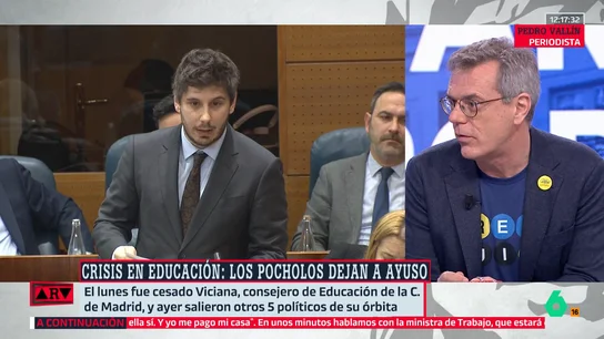 Pedro Vallín ve "un problema más profundo de lo que parece" en la crisis en Educación: "Hasta dónde llega la madriguera de conejo" Pedro Vallín ve "un problema más profundo de lo que parece" en la crisis en Educación: "Hasta dónde llega la madriguera de conejo"
