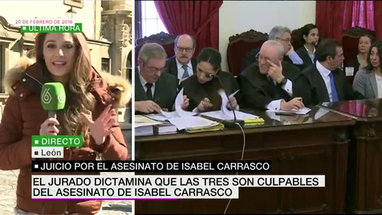 "Condenadas por unanimidad": 10 años de la sentencia contra las asesinas de Isabel Carrasco "Condenadas por unanimidad": 10 años de la sentencia contra las asesinas de Isabel Carrasco