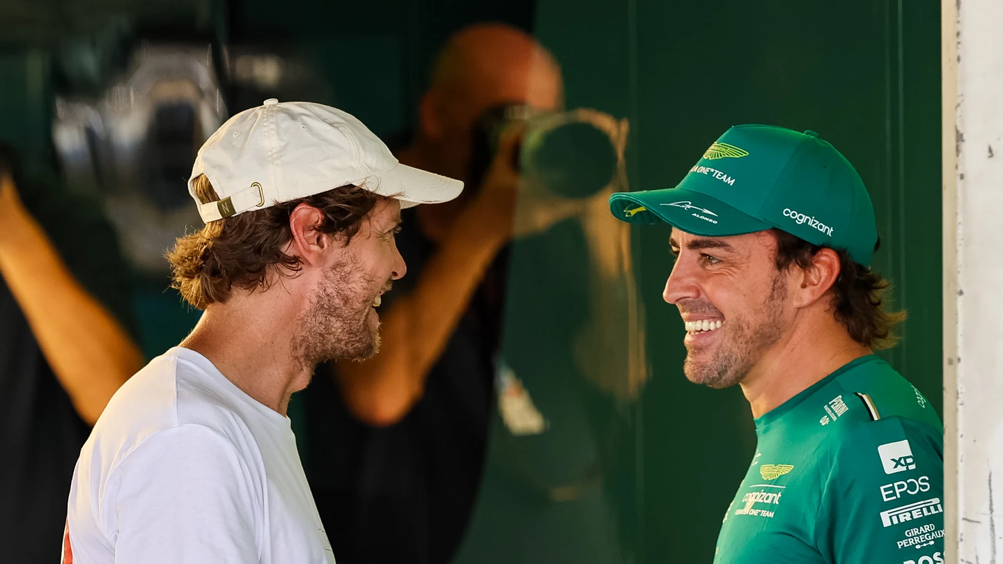 Fernando Alonso y Sebastian Vettel Fernando Alonso y Sebastian Vettel