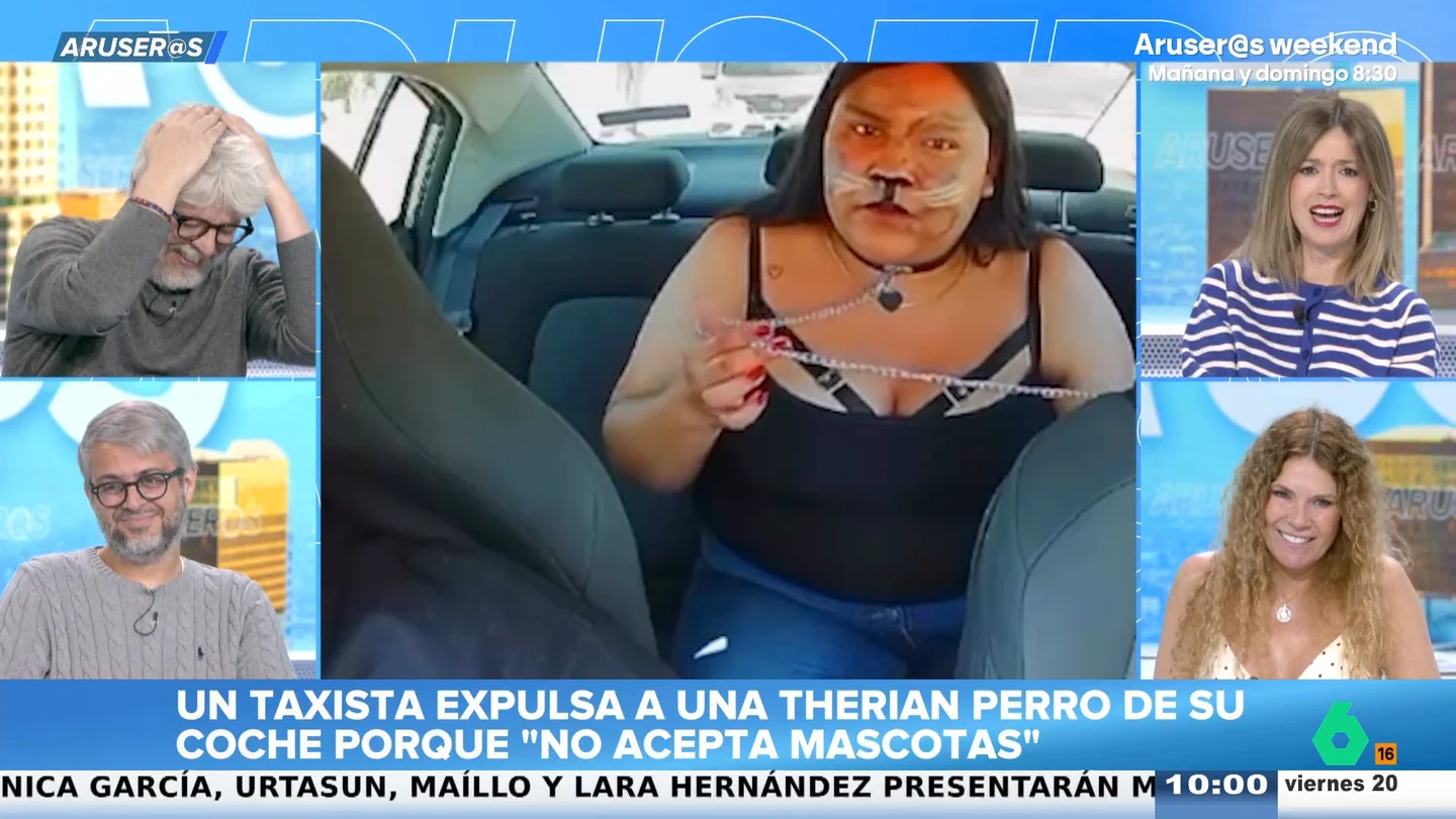 Un conductor expulsa a una 'therian' de su coche porque "no acepta mascotas": "Haber pedido 'Uber Pet'" Un conductor expulsa a una 'therian' de su coche porque "no acepta mascotas": "Haber pedido 'Uber Pet'"