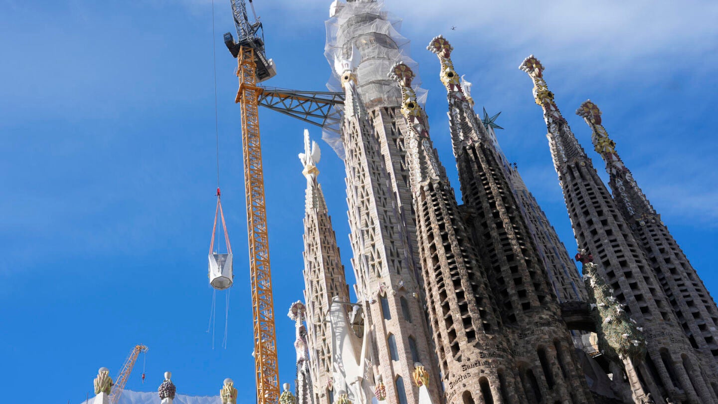 Torre de Jes&uacute;s de la Sagrada Familia de Barcelona