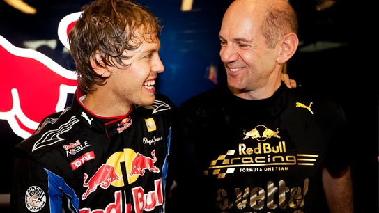 Adrian Newey y Sebastian Vettel Adrian Newey y Sebastian Vettel