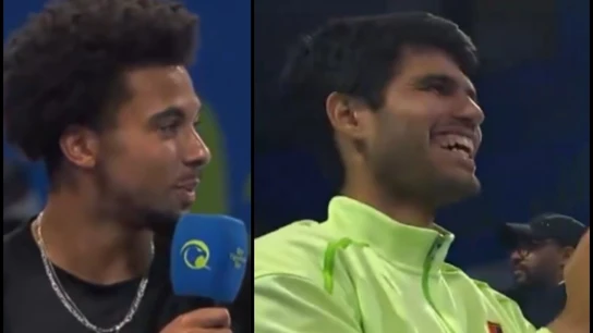 Arthur Fils y Carlos Alcaraz Arthur Fils y Carlos Alcaraz