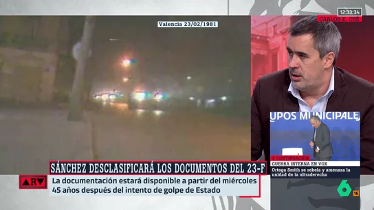 Cué denuncia la opacidad en la gestión de datos en España y "la resistencia histórica de Defensa " a desclasificar los documentos del 23F Cué denuncia la opacidad en la gestión de datos en España y "la resistencia histórica de Defensa " a desclasificar los documentos del 23F