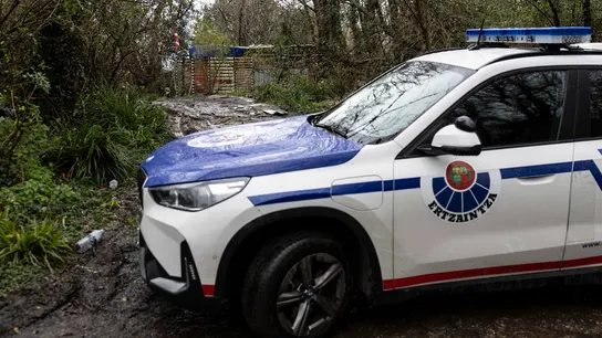 Imagen de archivo de un coche de la Ertzaintza Imagen de archivo de un coche de la Ertzaintza
