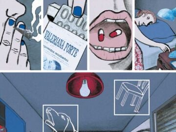 P&aacute;gina de la novela gr&aacute;fica 'En vela', de Ana Penyas