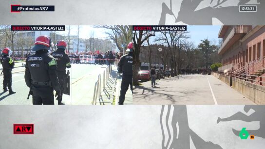 Tensi&oacute;n en Vitoria