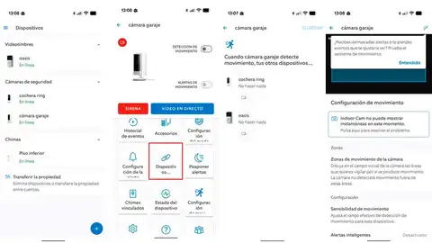 Vinculando dispositivos en Ring Vinculando dispositivos en Ring