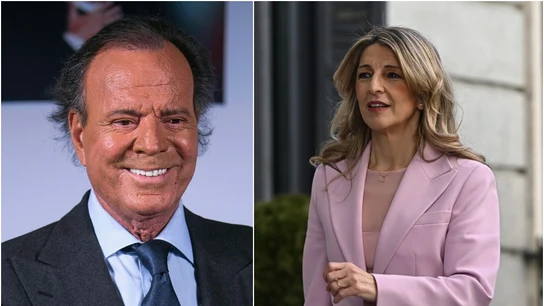 Julio Iglesias y Yolanda Díaz Julio Iglesias y Yolanda Díaz