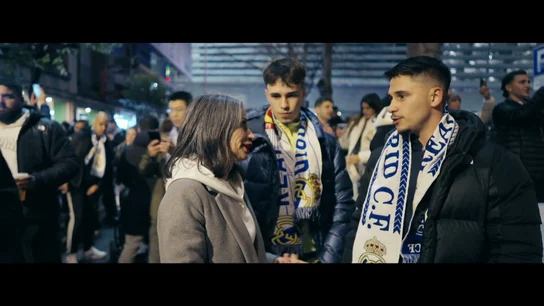 Así explica un joven qué significa ser del Madrid en la previa contra el City en Champions: "Es como la familia, lo quieres a muerte" Así explica un joven qué significa ser del Madrid en la previa contra el City en Champions: "Es como la familia, lo quieres a muerte"