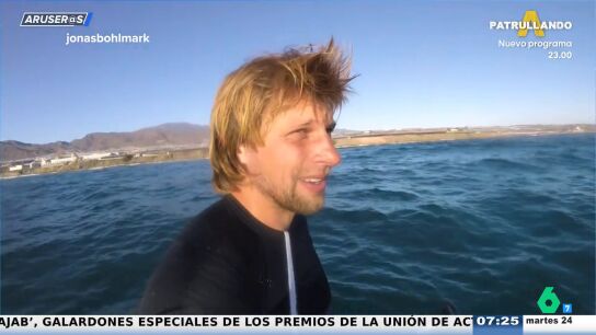  De Suecia a Almer&iacute;a en paddle surf: un sueco completa en dos a&ntilde;os una &eacute;pica traves&iacute;a de 4.000 km remando