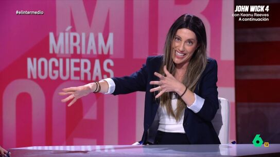 Cristina Gallego se convierte en Miriam Nogueras y, en este v&iacute;deo, analiza el 'no' Junts al escudo social del Gobierno, seg&uacute;n ella para frenar la okupaci&oacute;n, y plantea un refer&eacute;ndum entre el p&uacute;blico de El Intermedio.