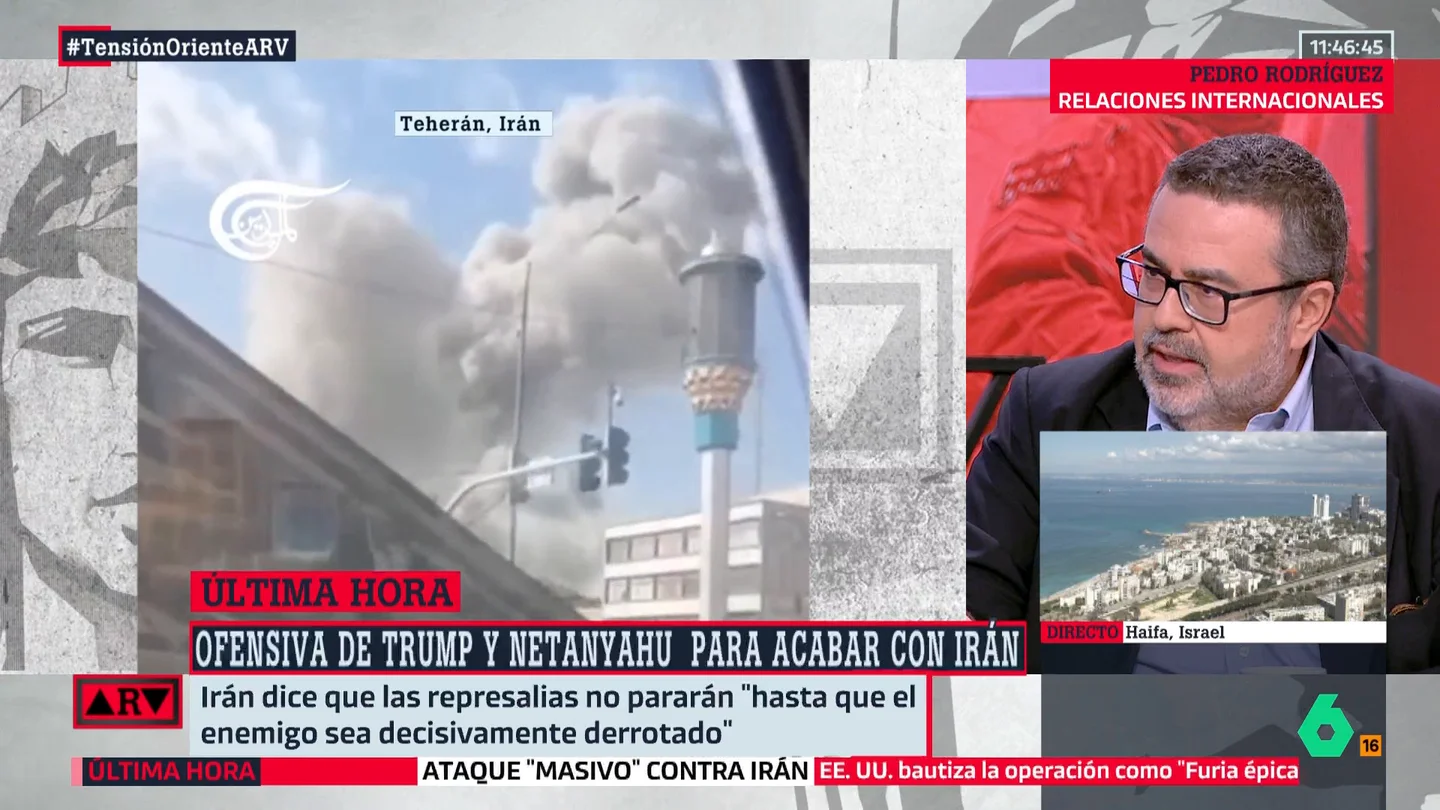 Pedro Rodríguez advierte de que Irán forma parte del "eje del muy mal": "Me llama la atención que Rusia y China no estén haciendo todavía más por ellos" Pedro Rodríguez advierte de que Irán forma parte del "eje del muy mal": "Me llama la atención que Rusia y China no estén haciendo todavía más por ellos"