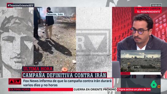 Francisco Carri&oacute;n, sobre la ofensiva militar de EEUU e Israel contra Ir&aacute;n: "Cuando a un tigre se le acorrala hay que asumir consecuencias"