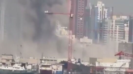 Ataque iran&iacute; a la base de Bar&eacute;in.