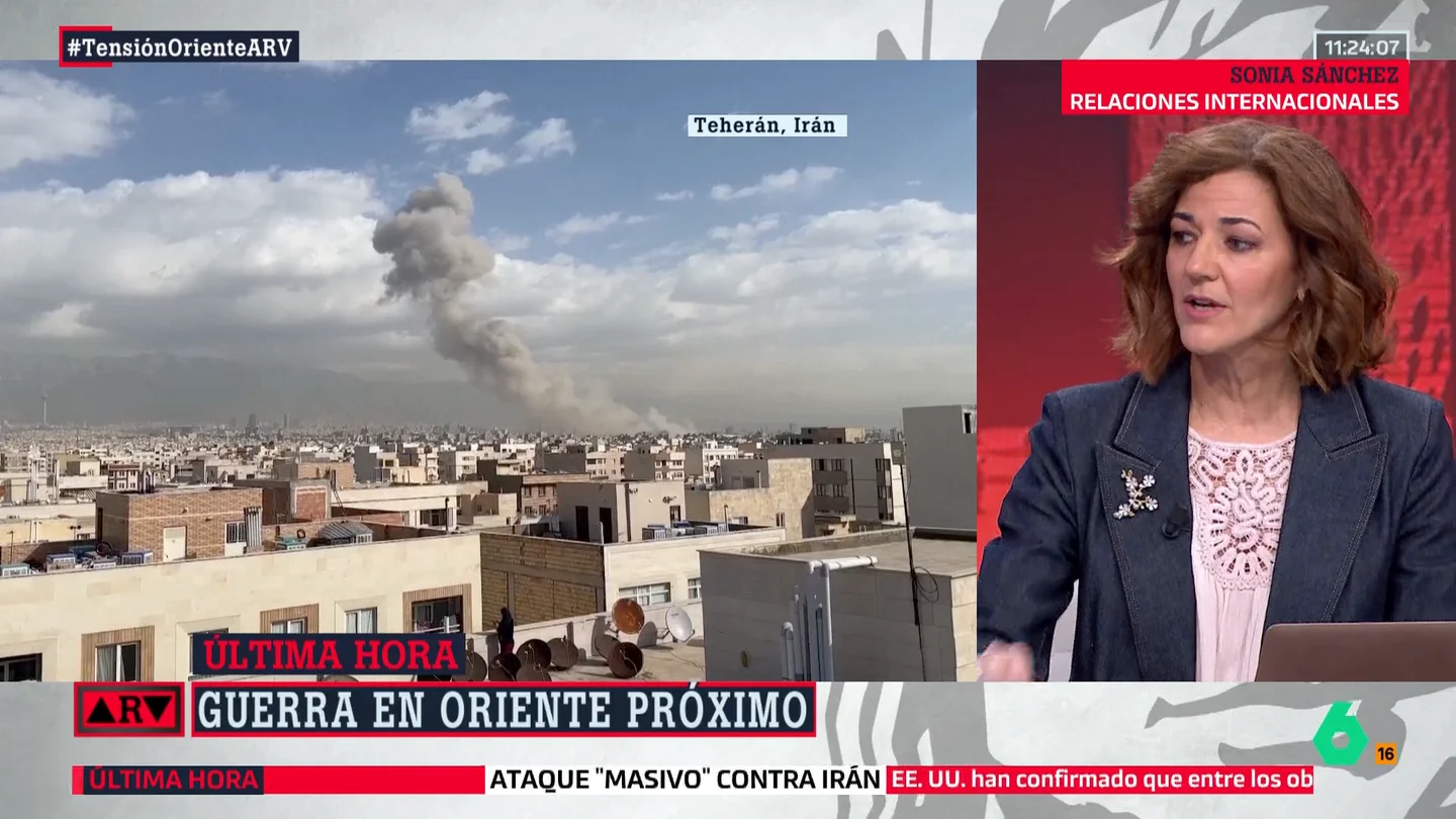 Sonia Sánchez, tras el ataque de Israel y EEUU a Irán: "Hay una percepción compartida de que era ahora el momento de atacar" Sonia Sánchez, tras el ataque de Israel y EEUU a Irán: "Hay una percepción compartida de que era ahora el momento de atacar"