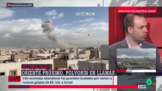 Yago Rodríguez, sobre las intenciones de EEUU en Irán: "Si la idea es entrar en una campaña aérea para un cambio de régimen, esto puede terminar en una guerra larga" Yago Rodríguez, sobre las intenciones de EEUU en Irán: "Si la idea es entrar en una campaña aérea para un cambio de régimen, esto puede terminar en una guerra larga"