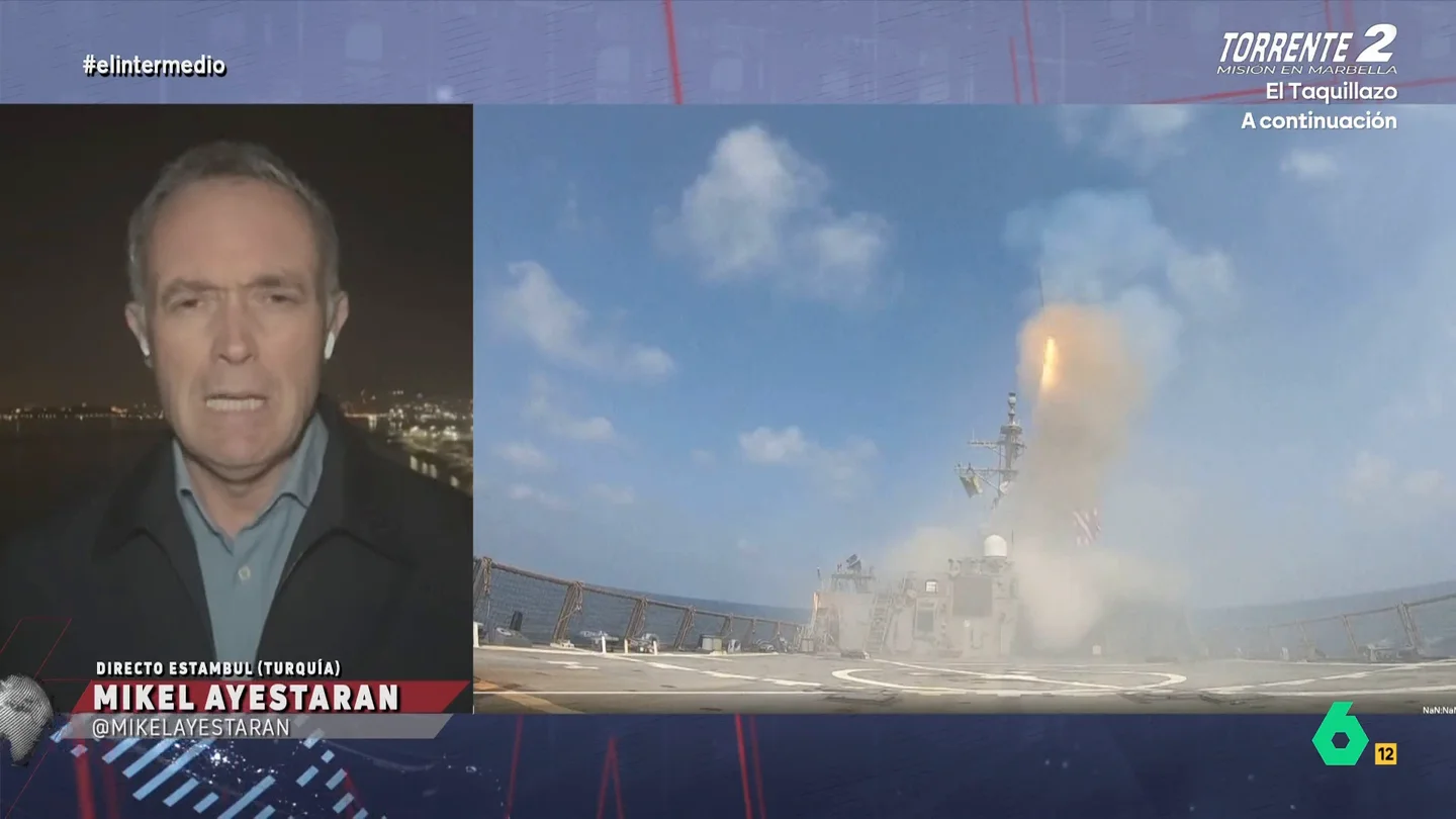 Mikel Ayestaran, sobre el conflicto bélico en Irán: "Parece que el ejercito de Israel es el que marca el ritmo" El corresponsal señala que Irán quiere dar una imagen de control, pero que este ataque ha sido "el golpe más serio de la historia islámica". "Están combatiendo prácticamente solos", añade.
