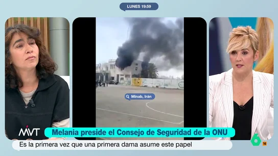 Narges Bazarjani, tras los ataques a Irán: "Es impensable dejar a esta serpiente herida con el pueblo iraní. Va a ser otro genocidio" Narges Bazarjani, española residente en España, opina sobre el conflicto en Irán y asegura que "es una pena" que "un gobierno genocida" como el iraní "caiga por otro gobierno genocida" como Israel.