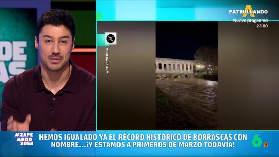 Estamos a marzo y ya hemos igualado el r&eacute;cord hist&oacute;rico de borrascas con Regina, que llega estos d&iacute;as a Espa&ntilde;a. Solo quedan cuatro nombres y Francisco Cacho explica qu&eacute; pasar&iacute;a si llegan m&aacute;s.