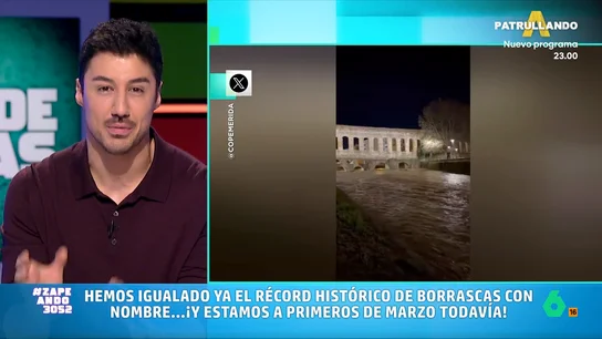 ¿Qué pasa si se acaban los nombres de las borrascas y siguen llegando? Francisco Cacho desvela que hay "otros cinco preparados" Estamos a marzo y ya hemos igualado el récord histórico de borrascas con Regina, que llega estos días a España. Solo quedan cuatro nombres y Francisco Cacho explica qué pasaría si llegan más.
