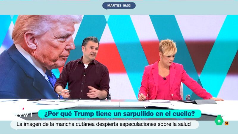I&ntilde;aki L&oacute;pez, sobre el sarpullido de Donald Trump: "Podemos descartar que se trate de un chup&oacute;n de Melania"