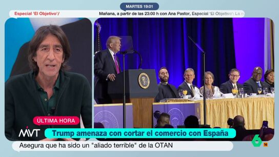Benjam&iacute;n Prado alude a la "suerte" de Estados Unidos, que "ah&iacute; donde restaura la libertad encuentra petr&oacute;leo" y recuerda que el &uacute;nico aliado de Trump en el conflicto con Ir&aacute;n es Netanyahu, "un criminal de guerra".