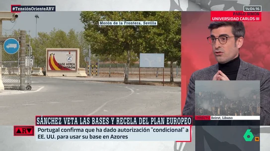 Pablo Simón, sobre la estrategia de España en el conflicto con Irán: "España puede permitirselo respecto a otros socios europeos por su posición" Pablo Simón, sobre la estrategia de España en el conflicto con Irán: "España puede permitirselo respecto a otros socios europeos por su posición"