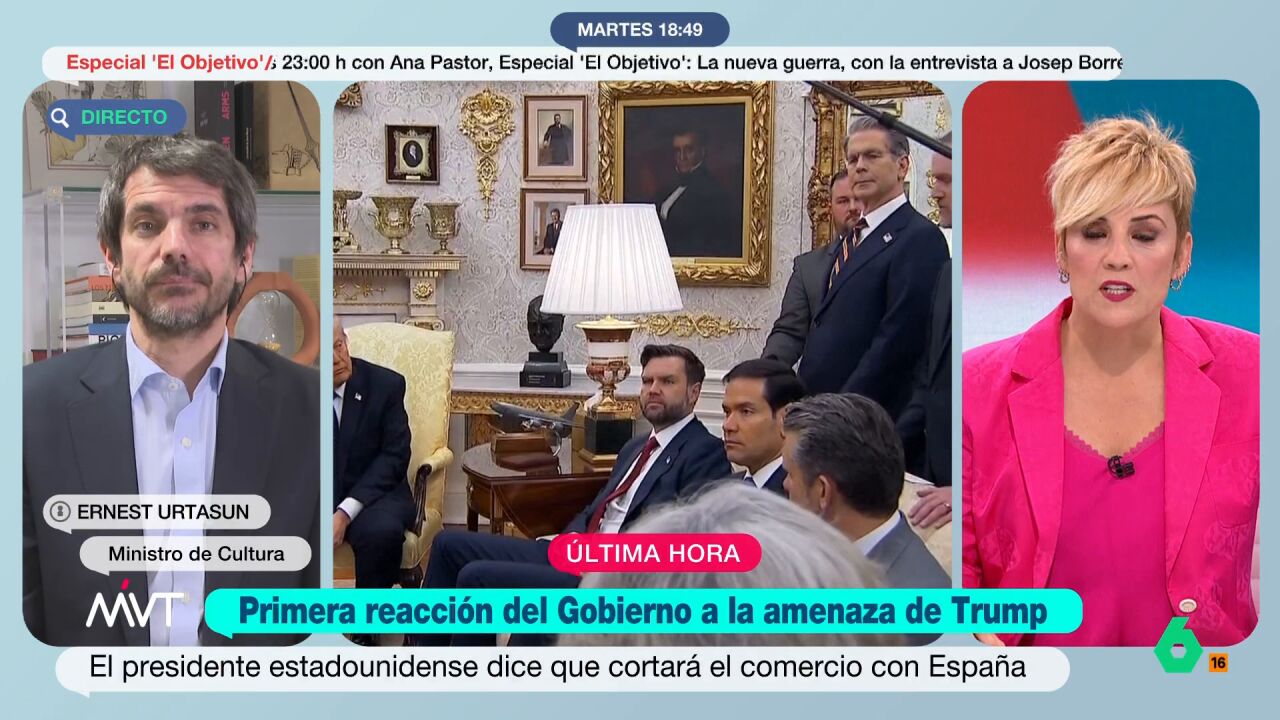 Ernest Urtasun, tras la amenaza de Trump: "España es un país soberano que toma sus propias decisiones"