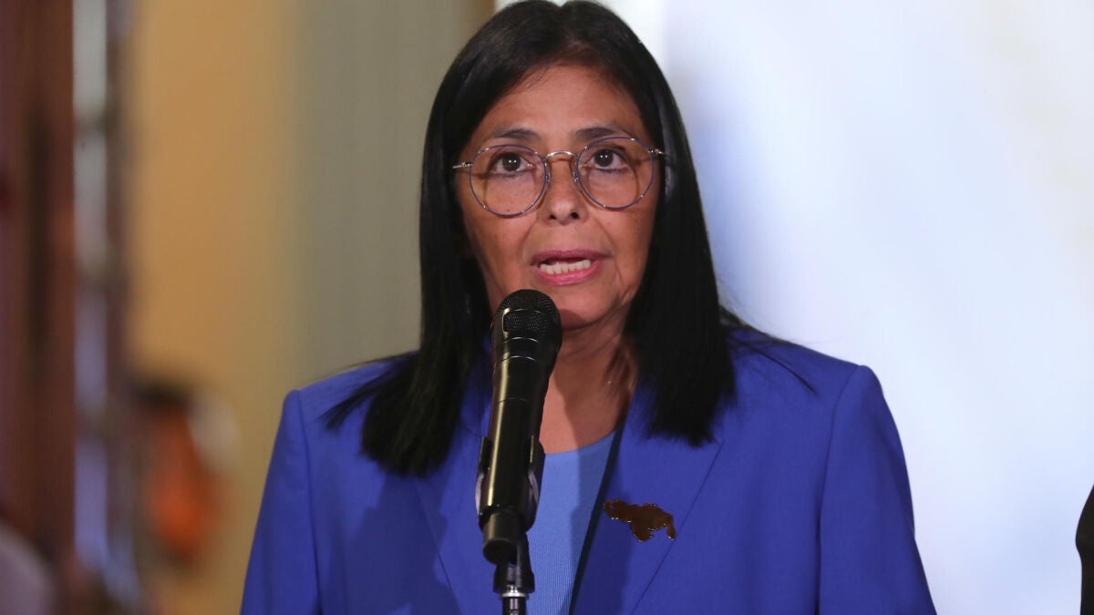 EEUU retira las sanciones sobre Delcy Rodríguez y esta espera que se extienda a todo Venezuela
