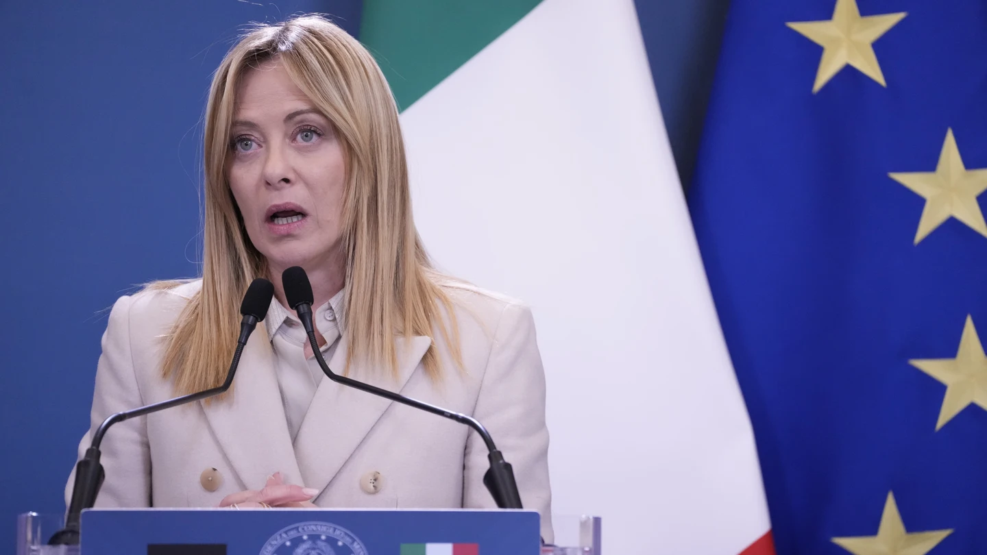 La primera ministra italiana, Giorgia Meloni La primera ministra italiana, Giorgia Meloni