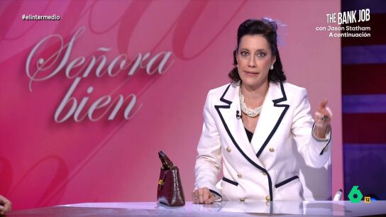 La 'se&ntilde;ora bien' de El Intermedio avisa a Pedro S&aacute;nchez por su choque con Estados Unidos y le dice que "esta gente no se anda con chiquitas y nos van a quitar Ceuta, Melilla y Canarias".