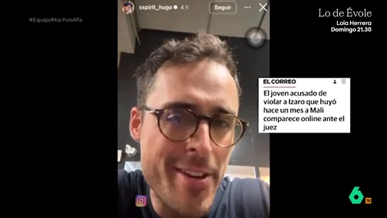 Una mujer denuncia el "acoso en masa" de 'Spirit Hugo' y su comunidad: "Hizo un vídeo en el que se descojonaba de mi violación" Equipo de Investigación habla con una chica que, tras publicar un vídeo en el que hablaba sobre la violación que había sufrido, se convirtió en objetivo de la machosfera. Sufrió insultos que, asegura, le provocaron "ataques de ansiedad diarios".